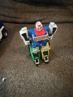 Power Rangers Turbo Rolls and Stand up Turbo Megazord 1997 Bandai
