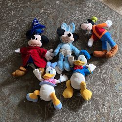 Disney Character Plushies 