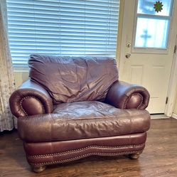 Leather Couch Sofa Sillón Lazy Boy Style Big Couch $50