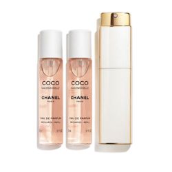 Pack Of 3 Coco Chanel Perfume With Twist And Spray Cover 