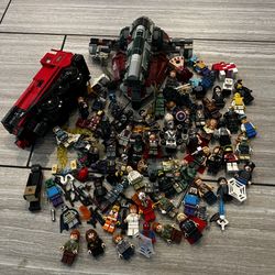2+ LBS Pounds - Lego Minifigures bulk lot. star wars marvel super heroes DC  harry potter authentic Lego minifigs.   Minfigures bulk lot. With Star Wa