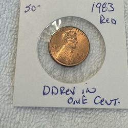 1983 Lincoln Penny (DDREV)