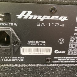 Ampeg Bass Amp   BA-112
