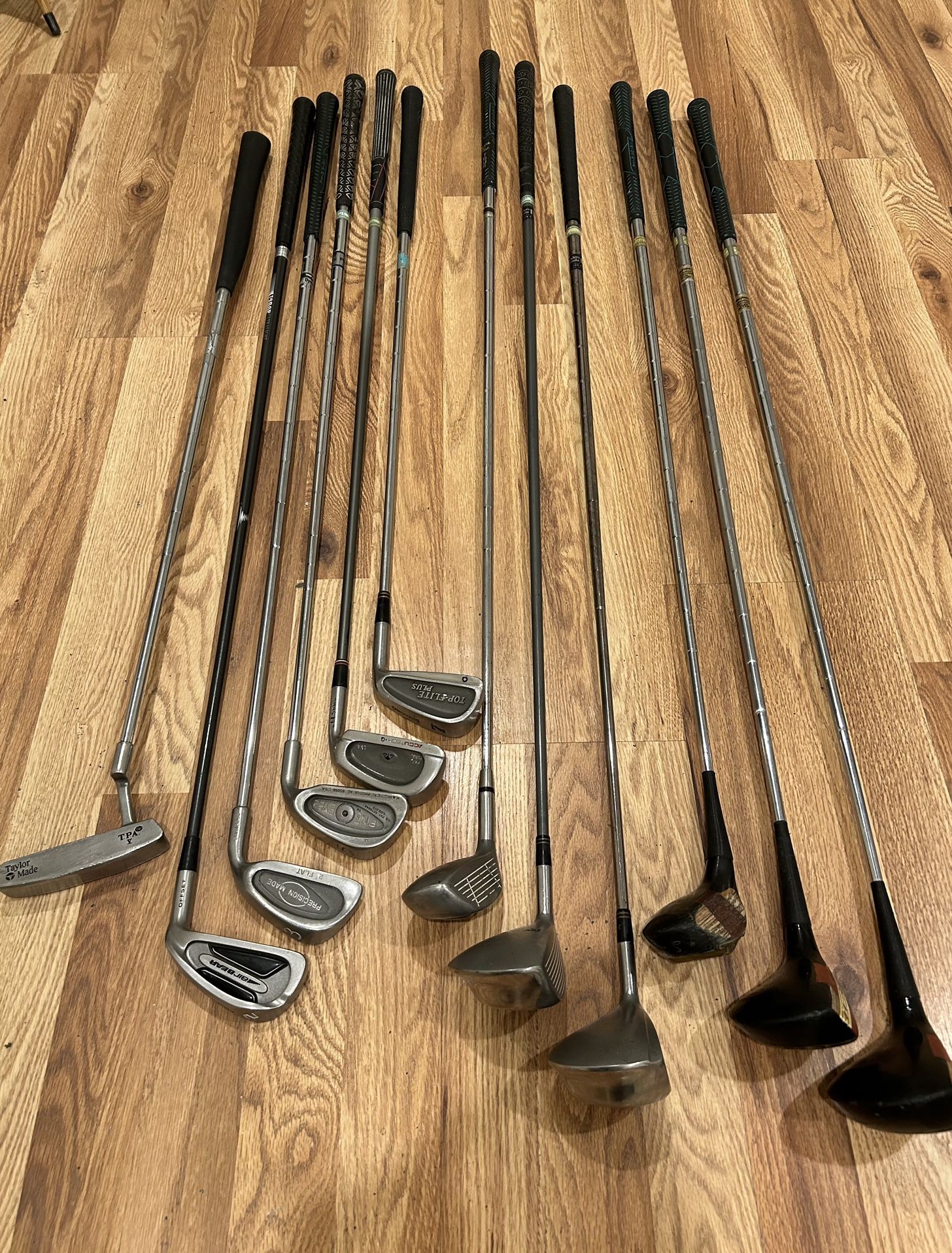 Golf Club Vintage Iron Set - MacGregor, Ping Eye, Nicklaus, TaylorMade, Pal Joey