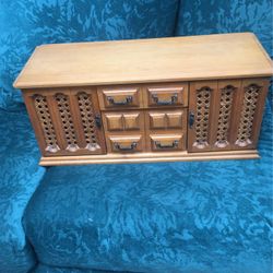 Wooden Jewelry Or Notions Chest
