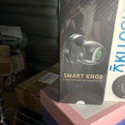 Fingerprint Door Lock Smart Door Knob, Biometric Door Lock Smart Lock Fingerprint Door knob with App Control, (Satin Nickel) 94