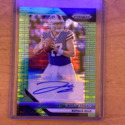 Autographed Josh Allen Card