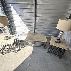 5 piece coffee table set