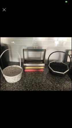 three baskets, all for $ 10