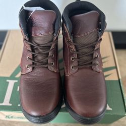 Itasca Work Boot for Men, Extremely Comfortable Insole, Oil/Slip Resistant, Thicker Leather, Size 10