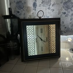 For debonair flair; Classic Non-Operational MCM Battery Operated Wall Clock: