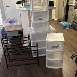 Storage Containers And Shoe Racks