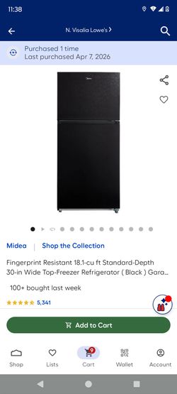 Brand new Refrigerator!