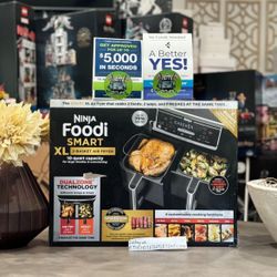 6512365 Ninja Foodi 6 in 1 10qt XL 2 basket air fryer 