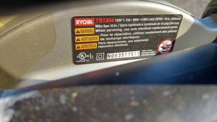Ryobi ts1354 discount