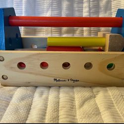 Melissa And Doug Wooden Tool Set (INCOMPLETE)