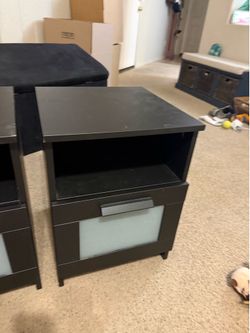 IKEA Binmes Nightstand Pair