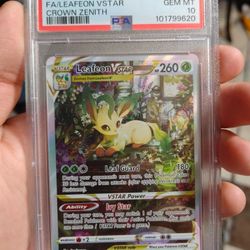 2023 Pokemon Swsh FA/LEAF ON VSTAR CROWN ZENITH 