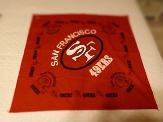 VINTAGE SAN FRANCISCO 49ERS BANDANA IN NEW CONDITION