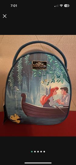 Little Mermaid Kiss The Girly Bioworld Mini Backpack