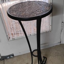 Metal And Wood  End Tables