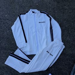 Palm Angels White Tracksuit