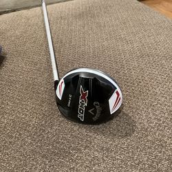 Callaway X Hot Pro Driver 9.5 Degrees RH Stiff Flex Good Condition