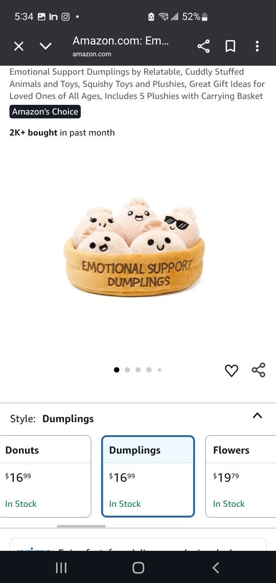 Is emotional support dumplings