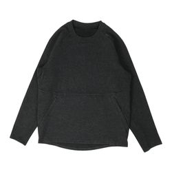 Lululemon At Ease Sweatshirt Mens Small S Gray Textured Crewneck Pullover Gym