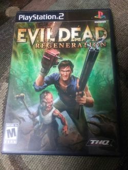 Evil dead regeneration PlayStation 2 game