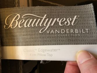 King Beautyrest Vanderbilt Collection w Classic Edgewater Firm
