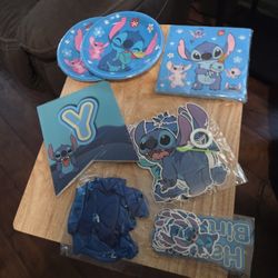 Stitch Birthday Party Set Plates Napkins 2 Banners Balloons Cake And Cupcake Toppers  