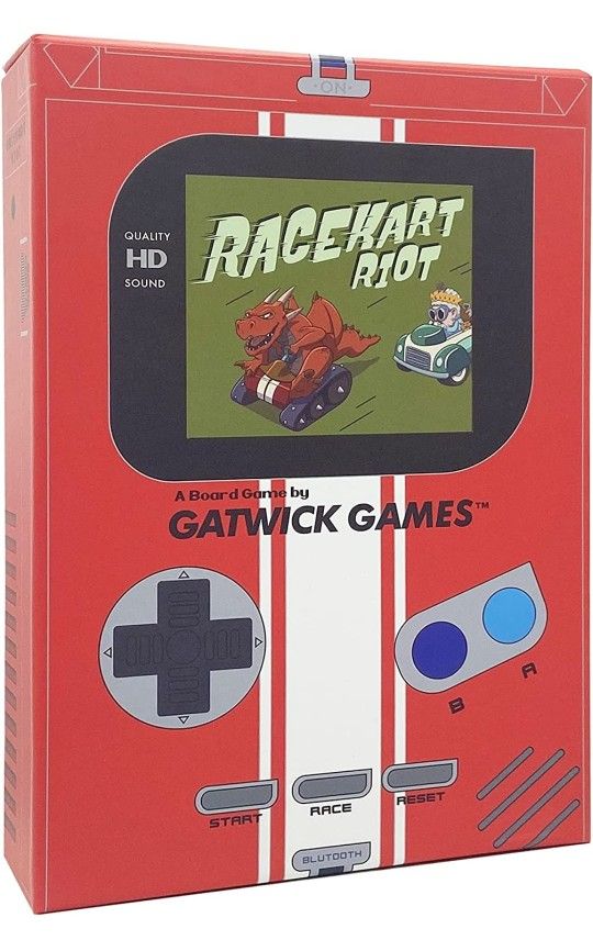 Racekart Riot by Gatwick Games | Your Favorite Racing Video Games Turned into Board Games! | Great Addition to Your Family Games and Games for Adults|