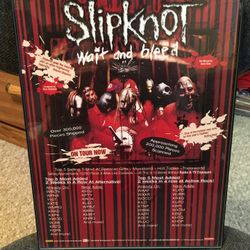 Slipknot - Wait And Bleed Trade Ad RARE Poster