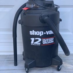 Shop-Vac 12-gallon wet/dry vacuum cleaner.