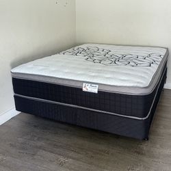 Queen Size Mattress Pillow Top 12" Thick.    Brand New Mattress 