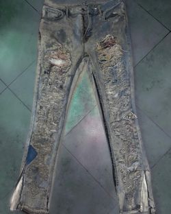 Custom Grunge Distressed Jeans