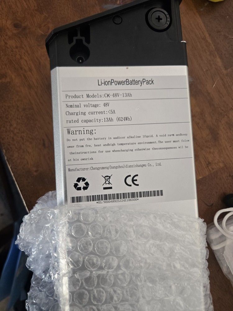 Ebike battery 48V-13AH Folding Bike