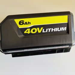 Ryobi 40V 6.0 Ah Battery