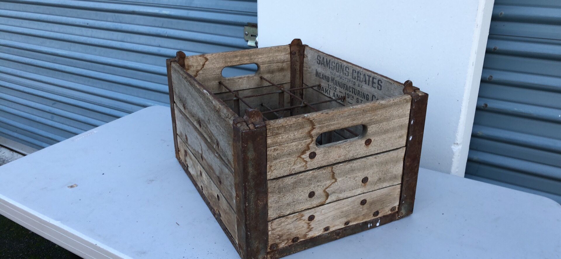Vintage Wood Milk Crate for Sale in Edmonds, WA OfferUp