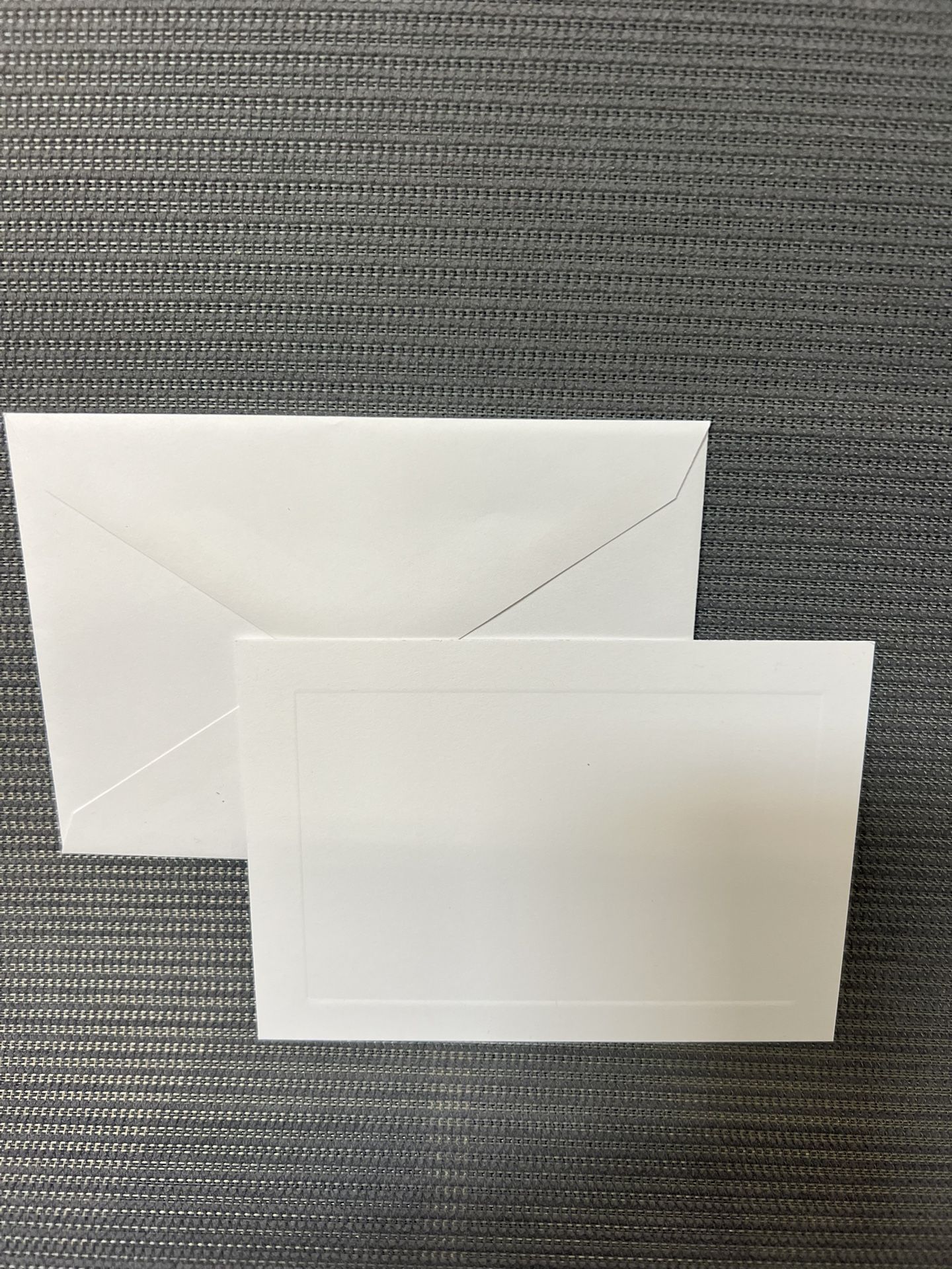 White Card Stock Note cards & Envelope - 250 Count
