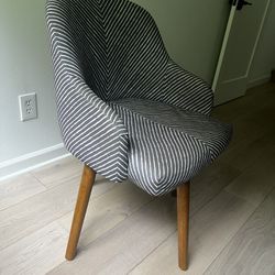 Swivel Striped Chair