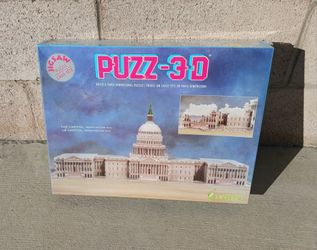 PUZZ-3D The Capitol, Washington D.C. 1991 NEW SEALED
