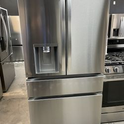 Lg 4 Door Refrigerator In Stainless Steel 