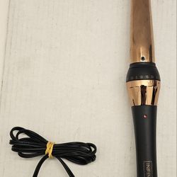 Infinitipro by Conair Rose Gold Titanium Curling Wand – 1.25” to 0.75” Tapered – Professional Hair Styler