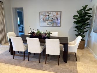 RH Arles Dining Table and Chairs