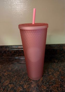 Starbucks Soft Touch Pink Lemonade Studded Cold Cup