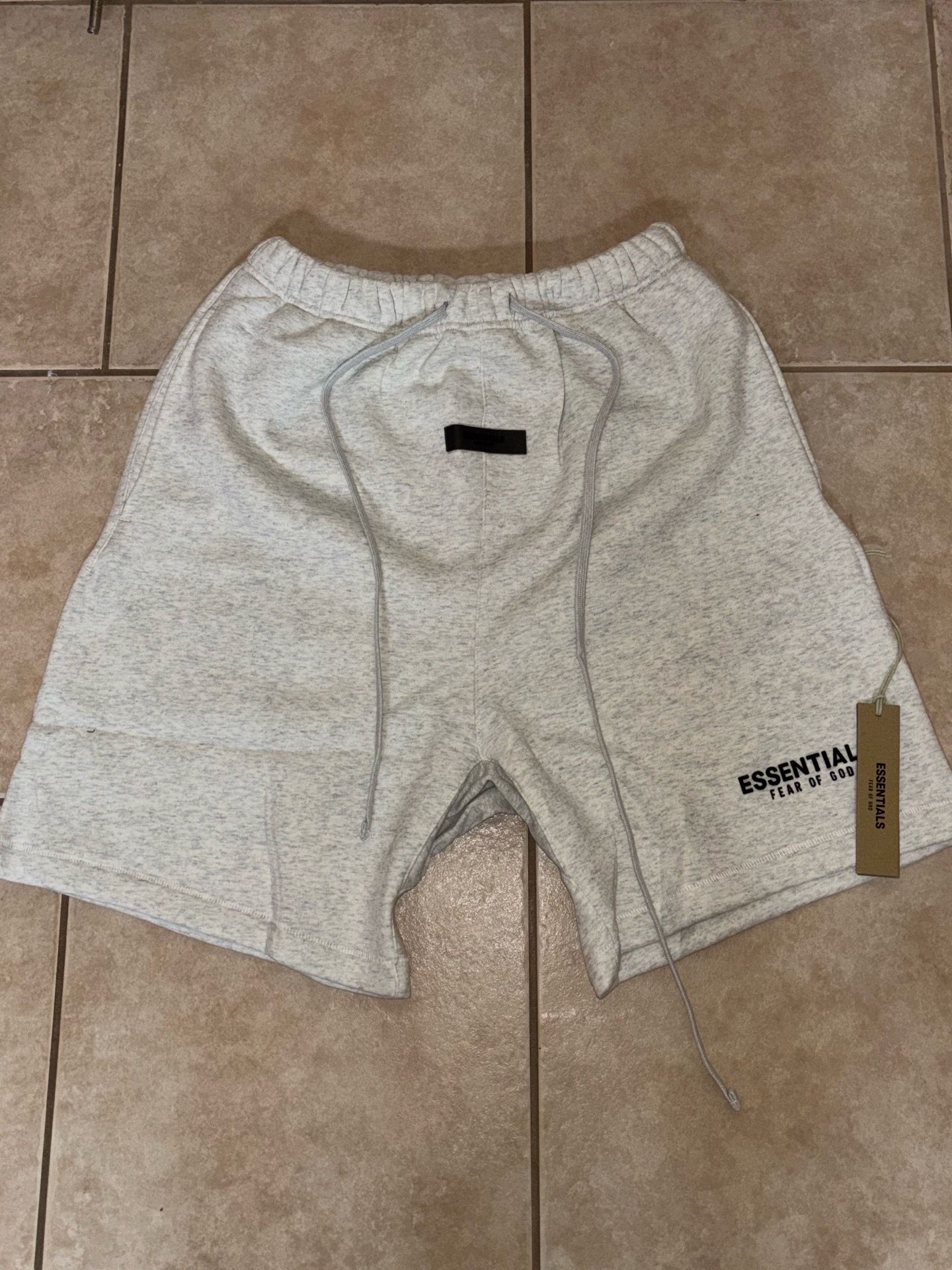 White essentials shorts