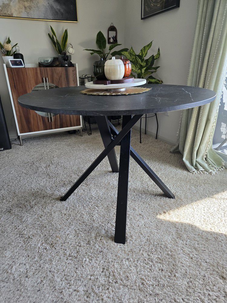Ikea Modern Black Table 