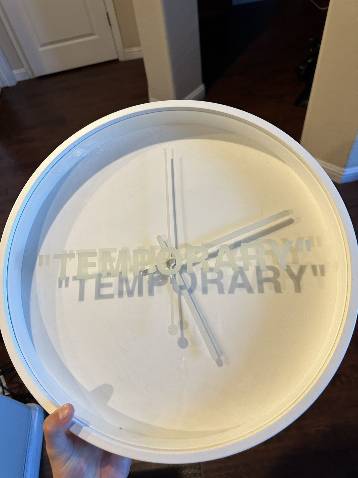 Temporary Virgil Abloh IKEA Clock